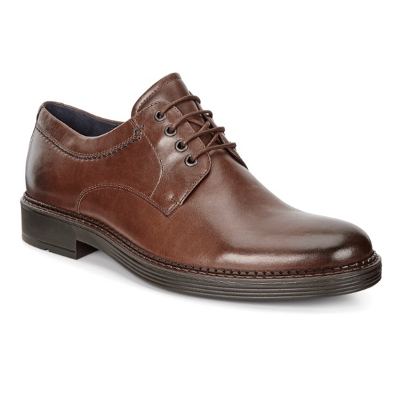 Ecco | Brown Newcastle Derby Dress Work Shoes